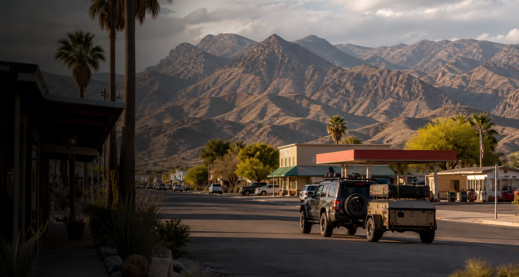 Use Safford and the Gila Valley before turning south., Hot Well Arizona Dune Guide
