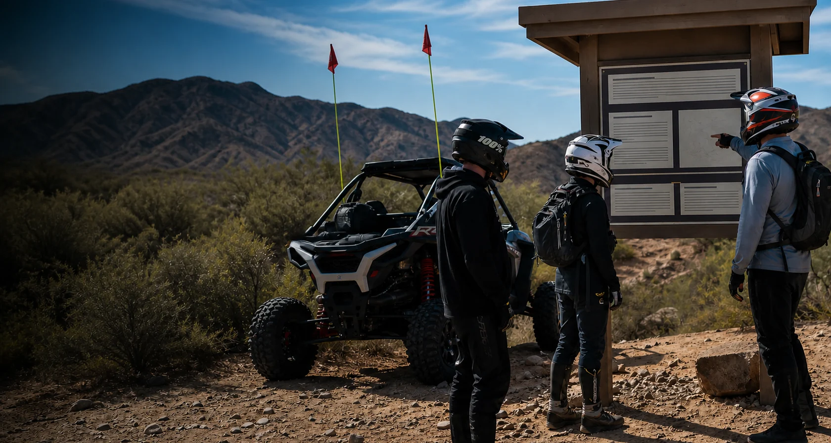 Use today's rule, not last trip's memory., Hot Well Arizona Dune Guide