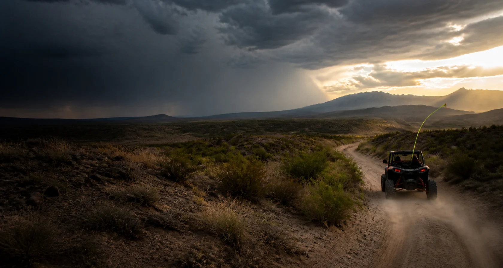 Read heat, monsoon, and wind together., Hot Well Arizona Dune Guide